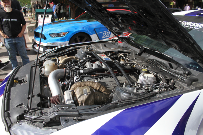 Singh’s glorious V8, freshly rebuilt.
